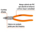 Pinza para electricista 9' mango de PVC, Truper