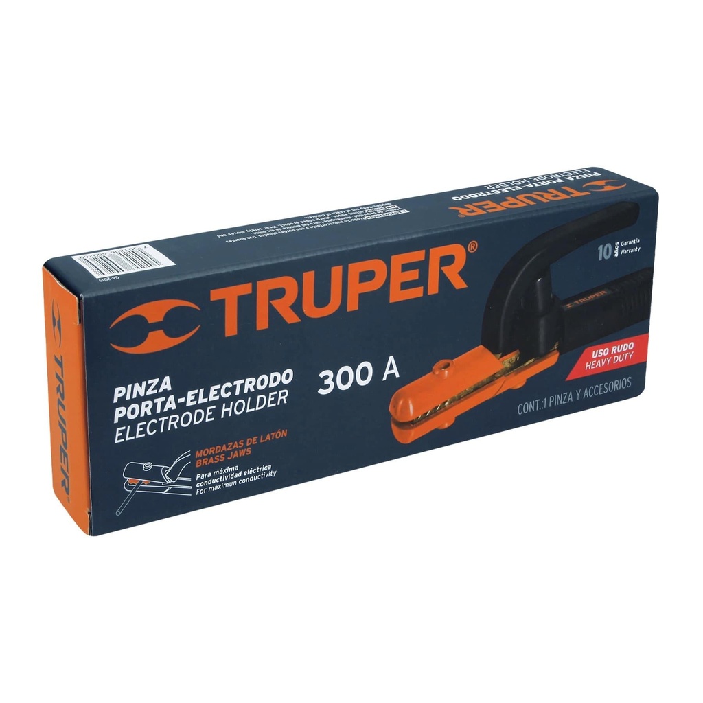 Pinza porta electrodo de 300 A, Truper