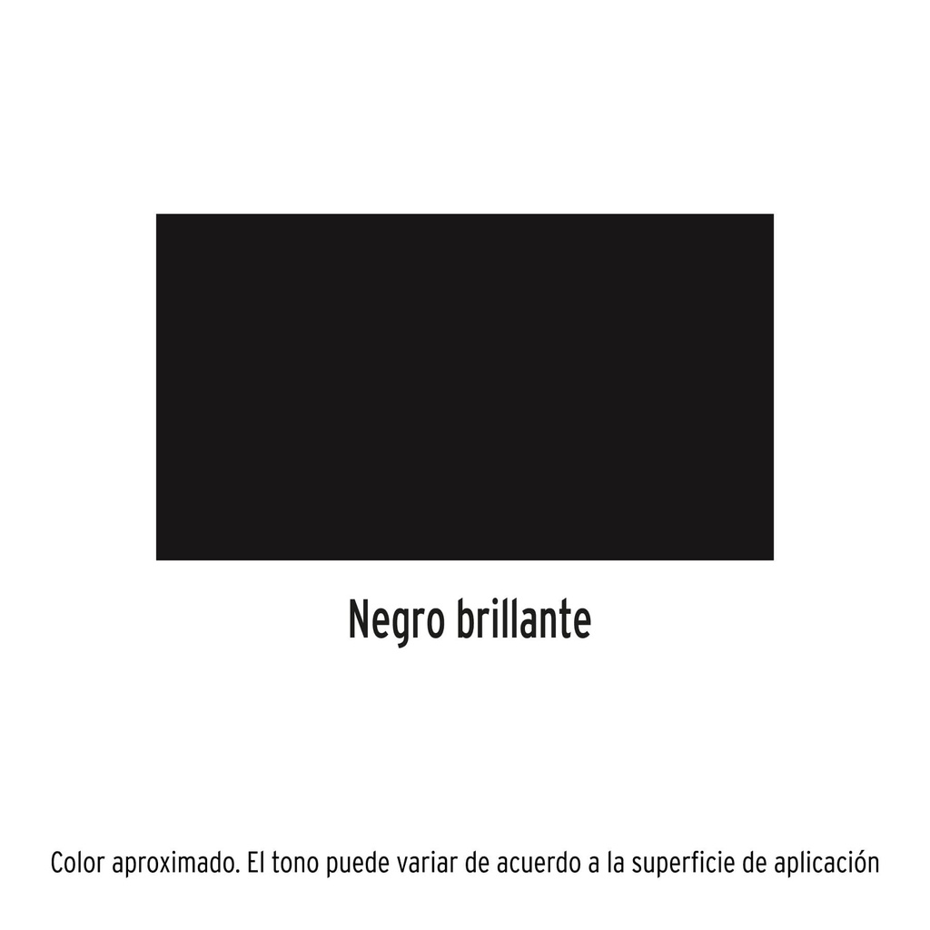 Pintura en aerosol, negro brillante, bote esbelto, 400 ml