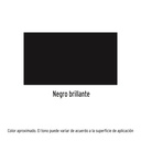 Pintura en aerosol, negro brillante, bote esbelto, 400 ml