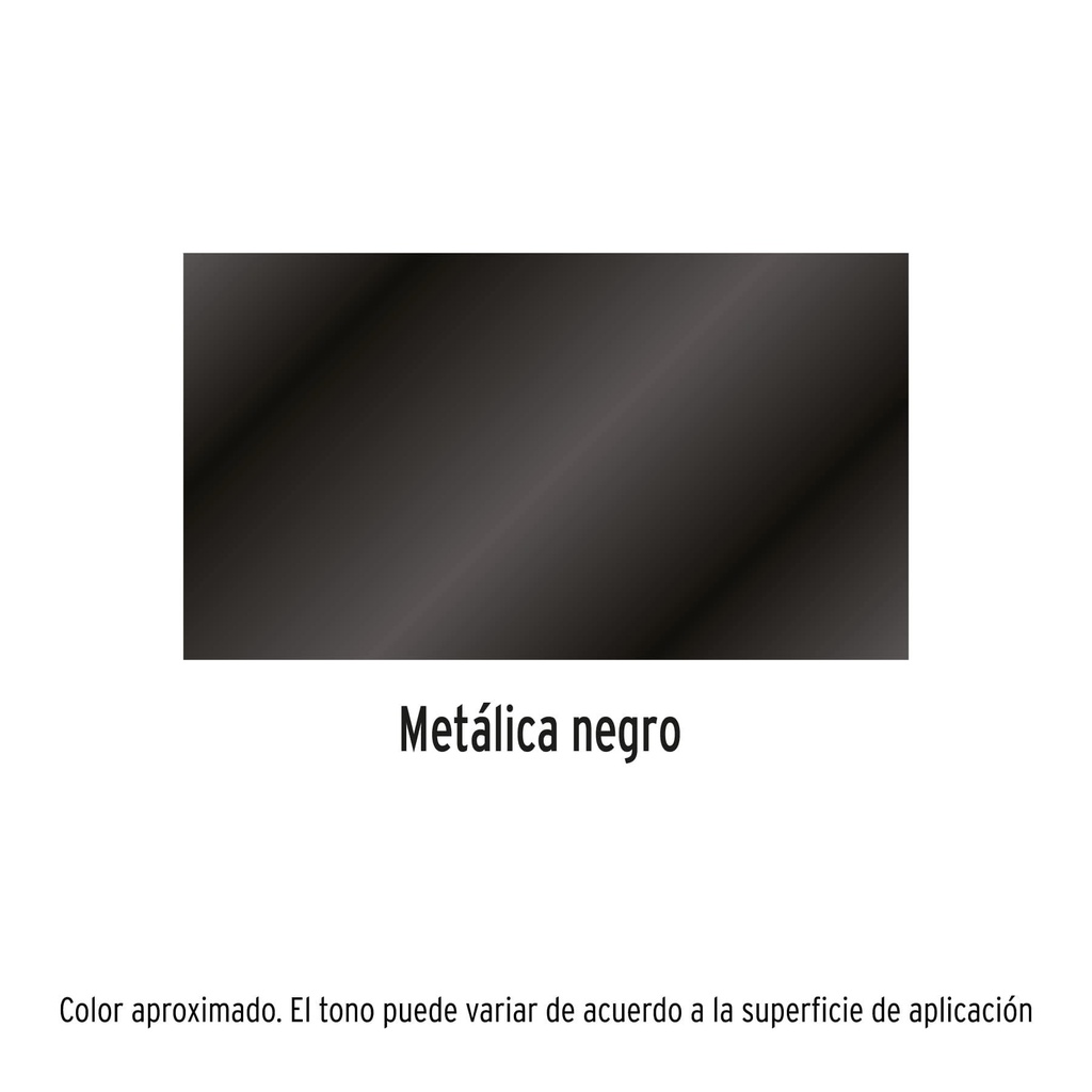 Pintura en aerosol, negro metálico, bote esbelto, 400 ml