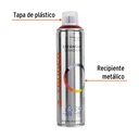 Pintura en aerosol, rojo taxi, bote esbelto, 400 ml