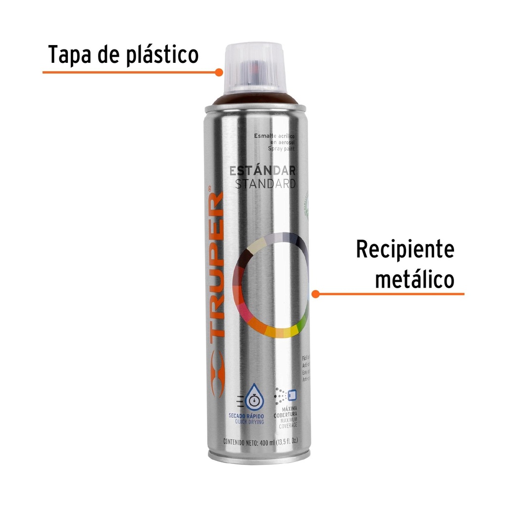 Pintura en aerosol, tabaco, bote esbelto, 400 ml