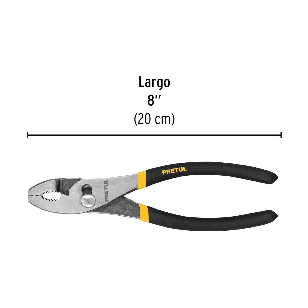 Pinza de chofer 8' mango de vinil, Pretul