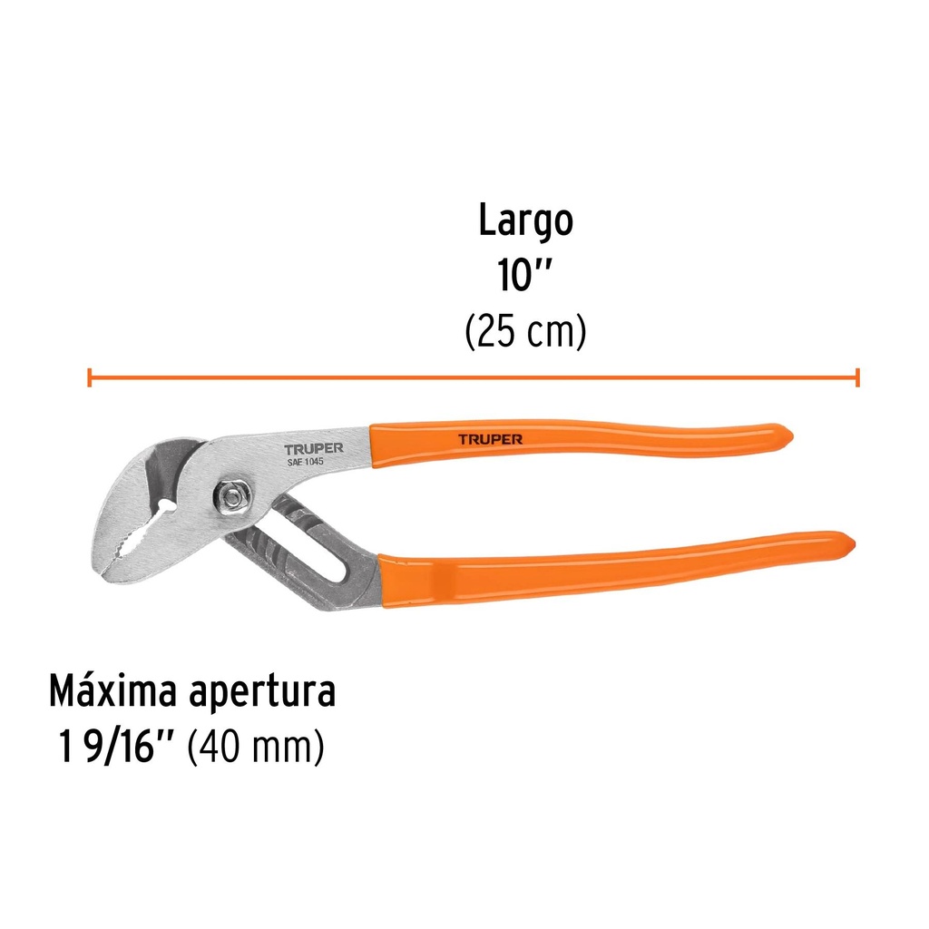 Pinza de extensión 10' mango de PVC, Truper