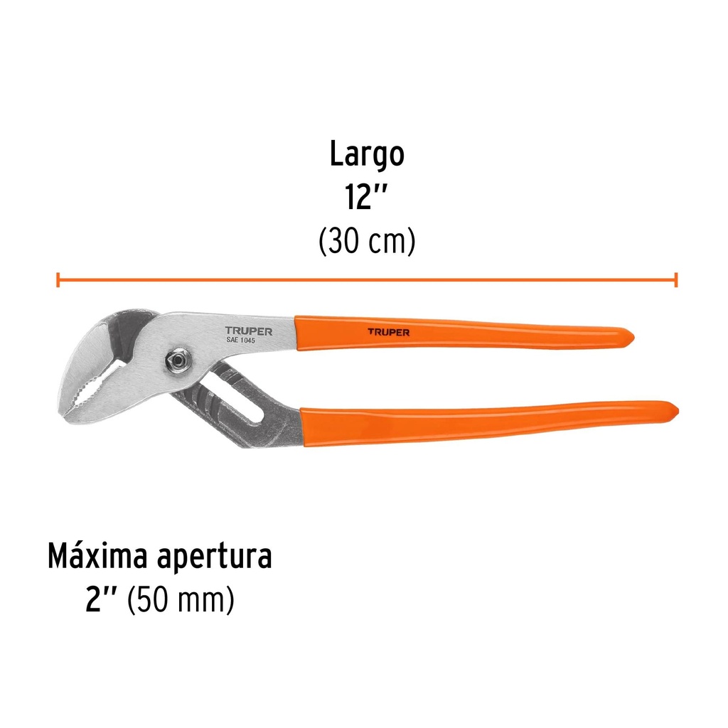 Pinza de extensión 12' mango de PVC, Truper