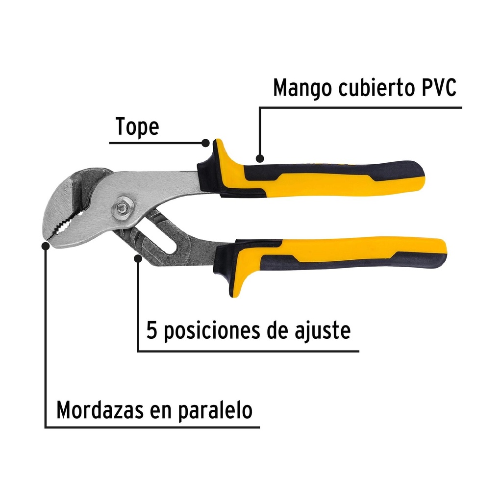 Pinza de extensión 8' mango Comfort Grip, Pretul