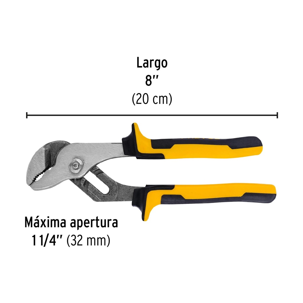 Pinza de extensión 8' mango Comfort Grip, Pretul