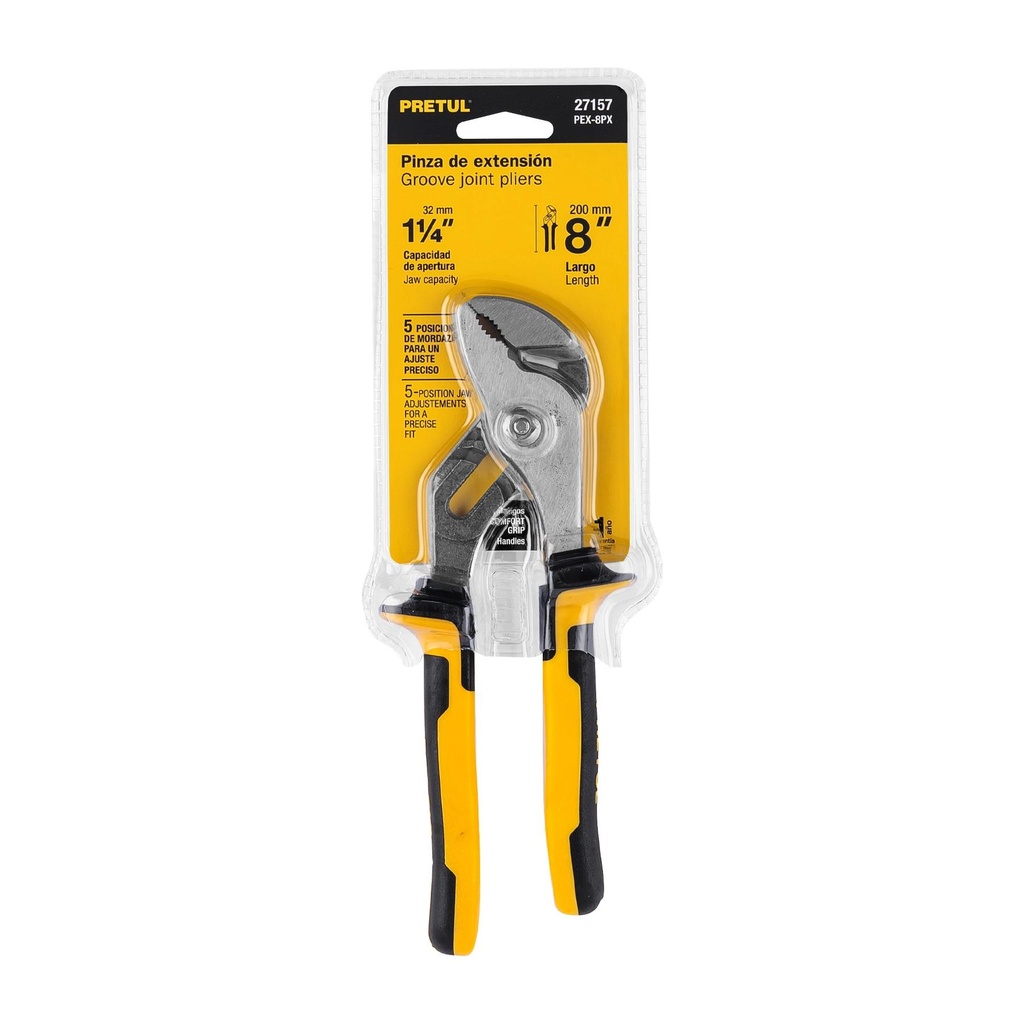 Pinza de extensión 8' mango Comfort Grip, Pretul