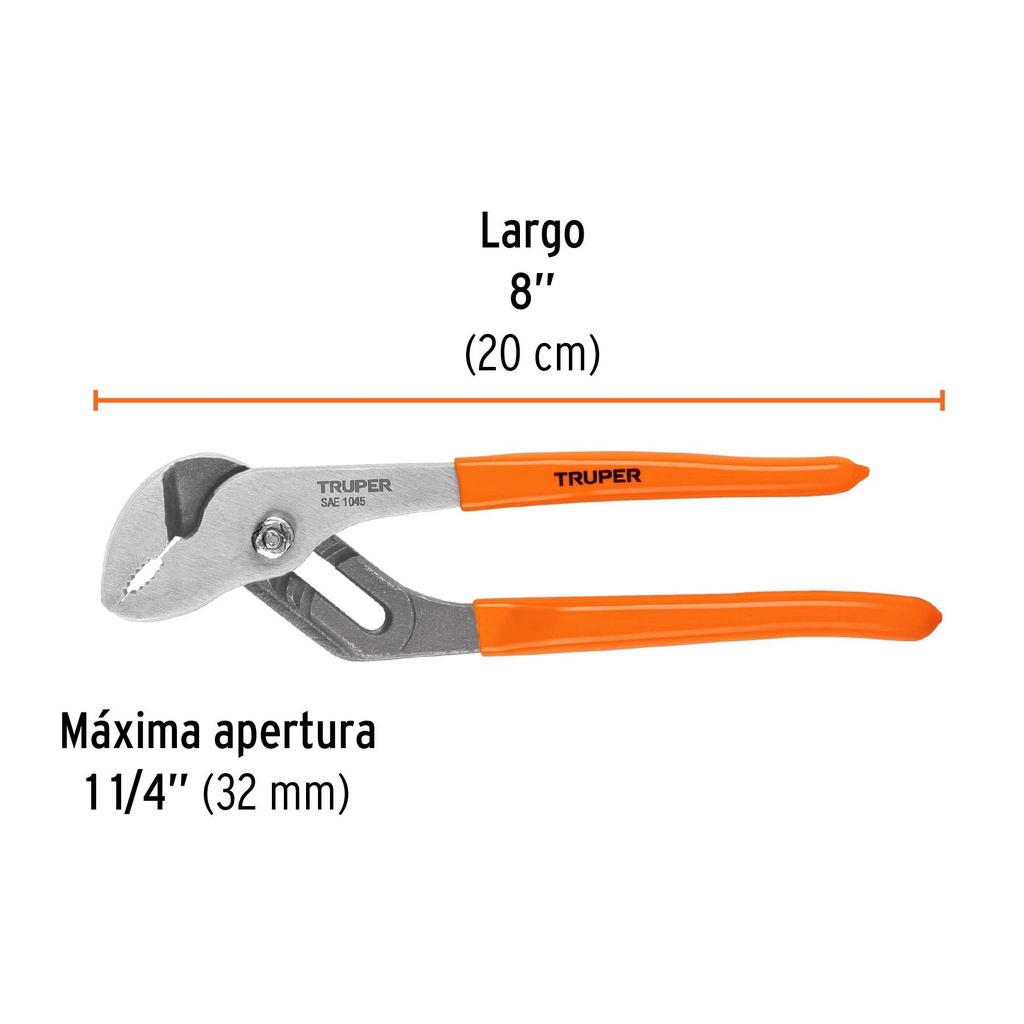 Pinza de extensión 8' mango de PVC, Truper