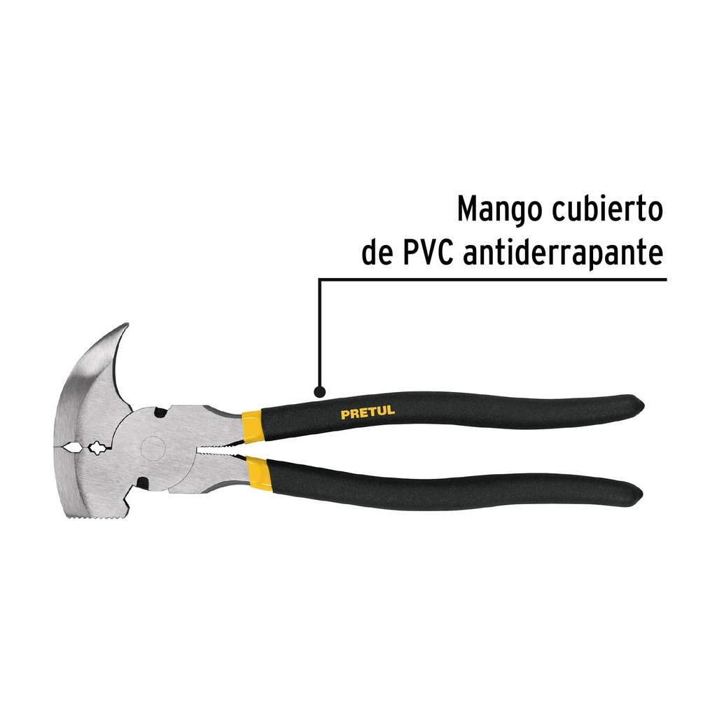 Pinza de hacendado 11' mango de vinil, Pretul