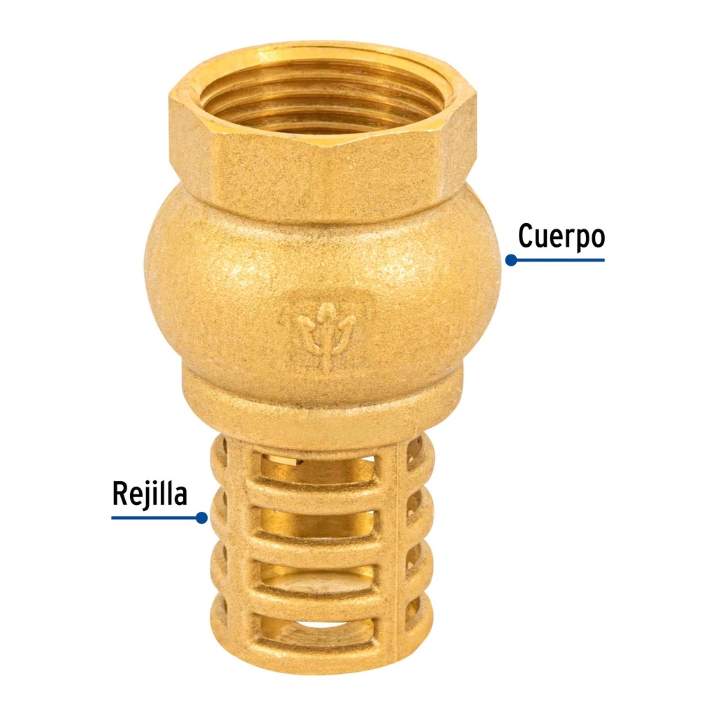 Pichancha con rejilla de latón 1', Foset