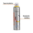 Pintura en aerosol, amarillo canario, bote esbelto, 400 ml