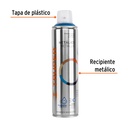 Pintura en aerosol, azul metálico, bote esbelto, 400 ml