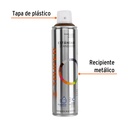 Pintura en aerosol, café anodizado,bote esbelto, 400 ml