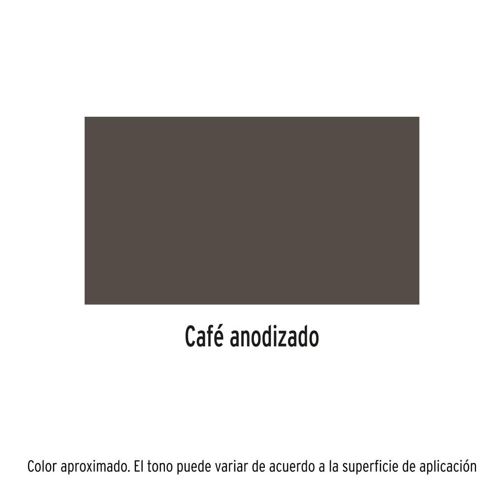 Pintura en aerosol, café anodizado,bote esbelto, 400 ml