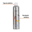 Pintura en aerosol, gris claro, bote esbelto, 400 ml