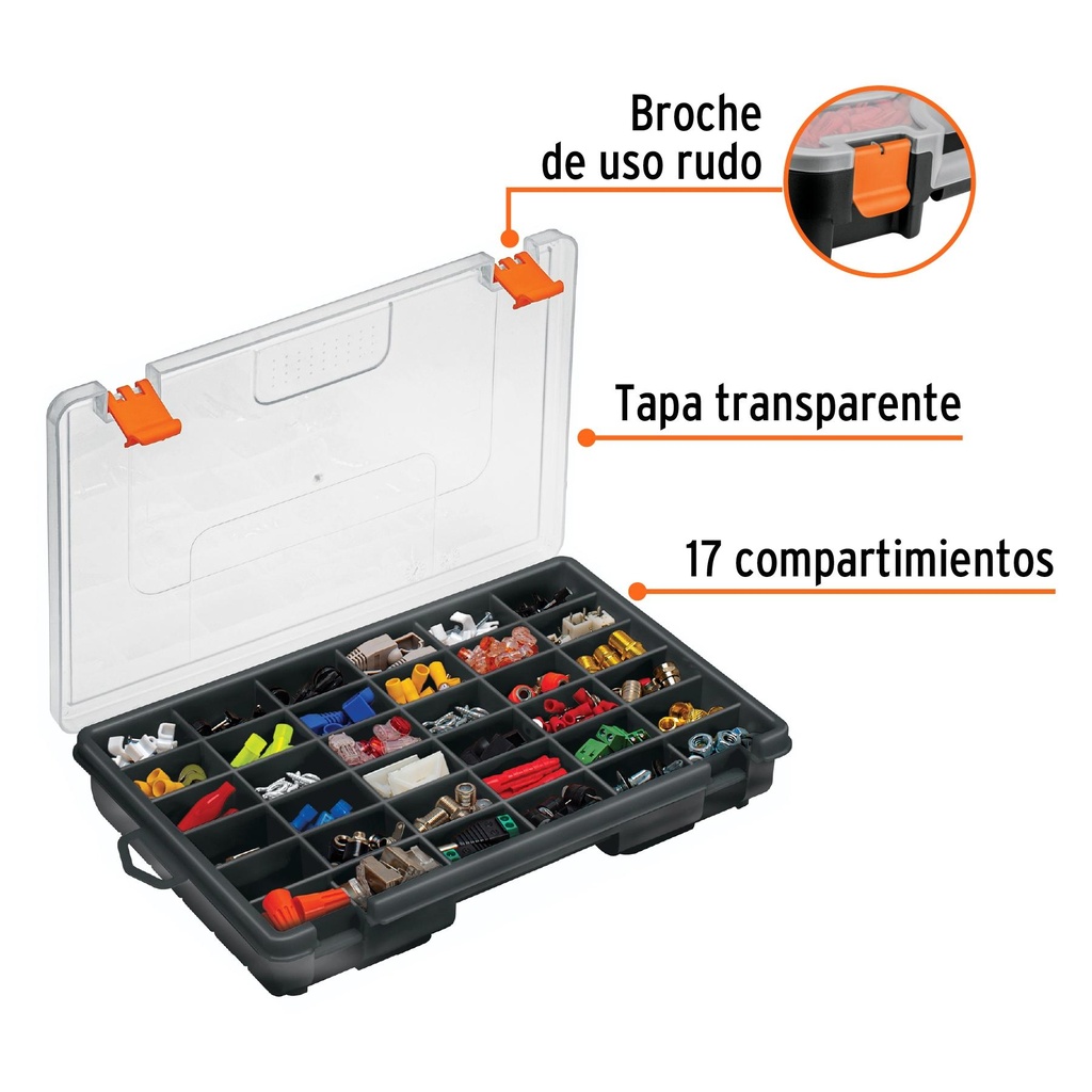 Organizador de 11' con 36 compartimentos, Truper