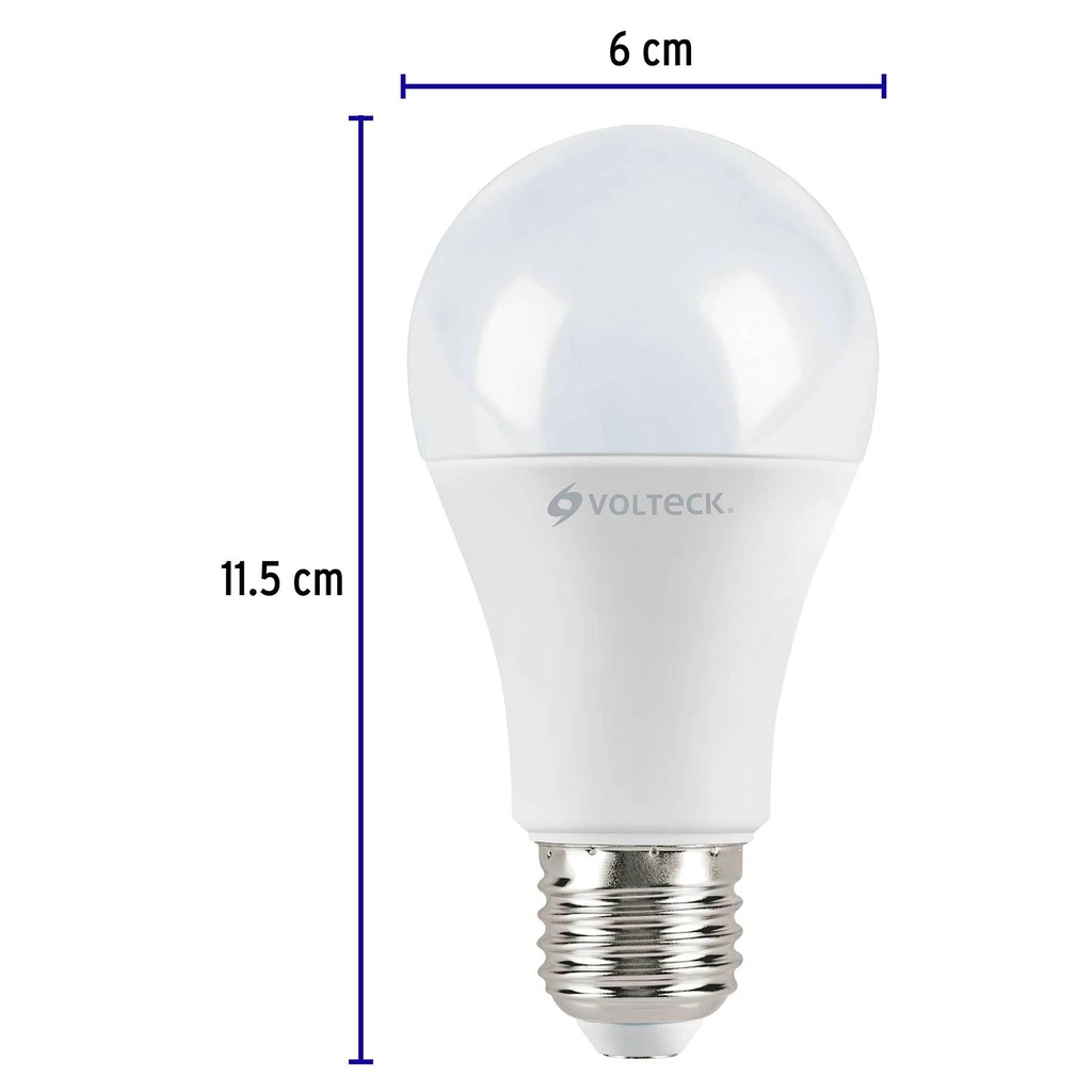 Pack de 4 lámparas LED A19 12 W (equiv. 75 W), luz de día