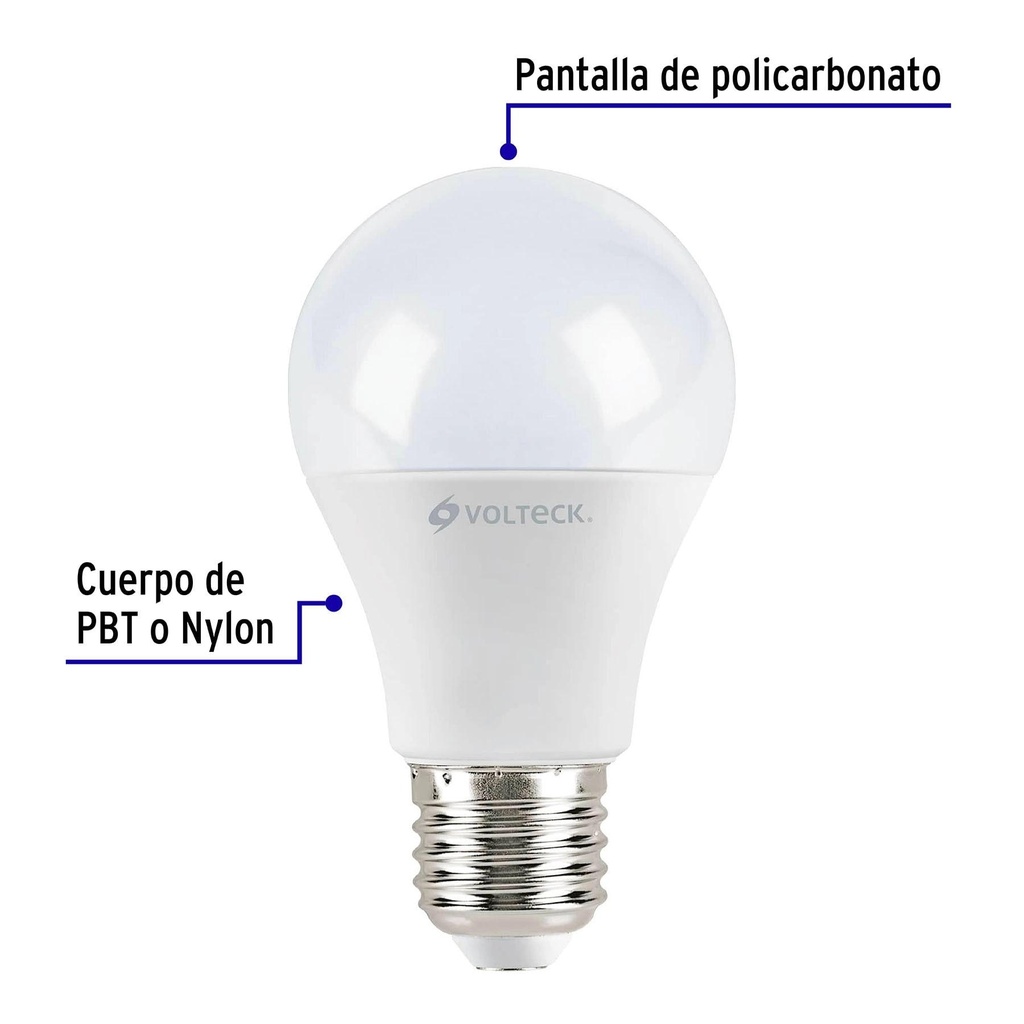 Pack de 4 lámparas LED A19 9 W (equiv. 60 W), luz cálida