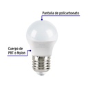 Pack de 4 lámparas LED G45 3 W (equiv. 25 W), luz de día