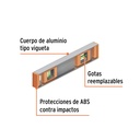 Nivel de 12' cuerpo de aluminio con protección de ABS