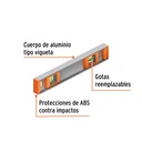 Nivel de 14' cuerpo de aluminio con protección de ABS