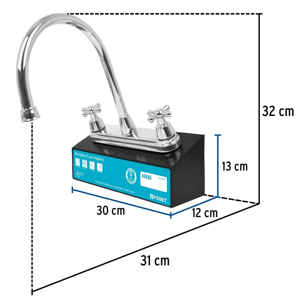 Exhibidor con mezcladora AQF-81, Foset