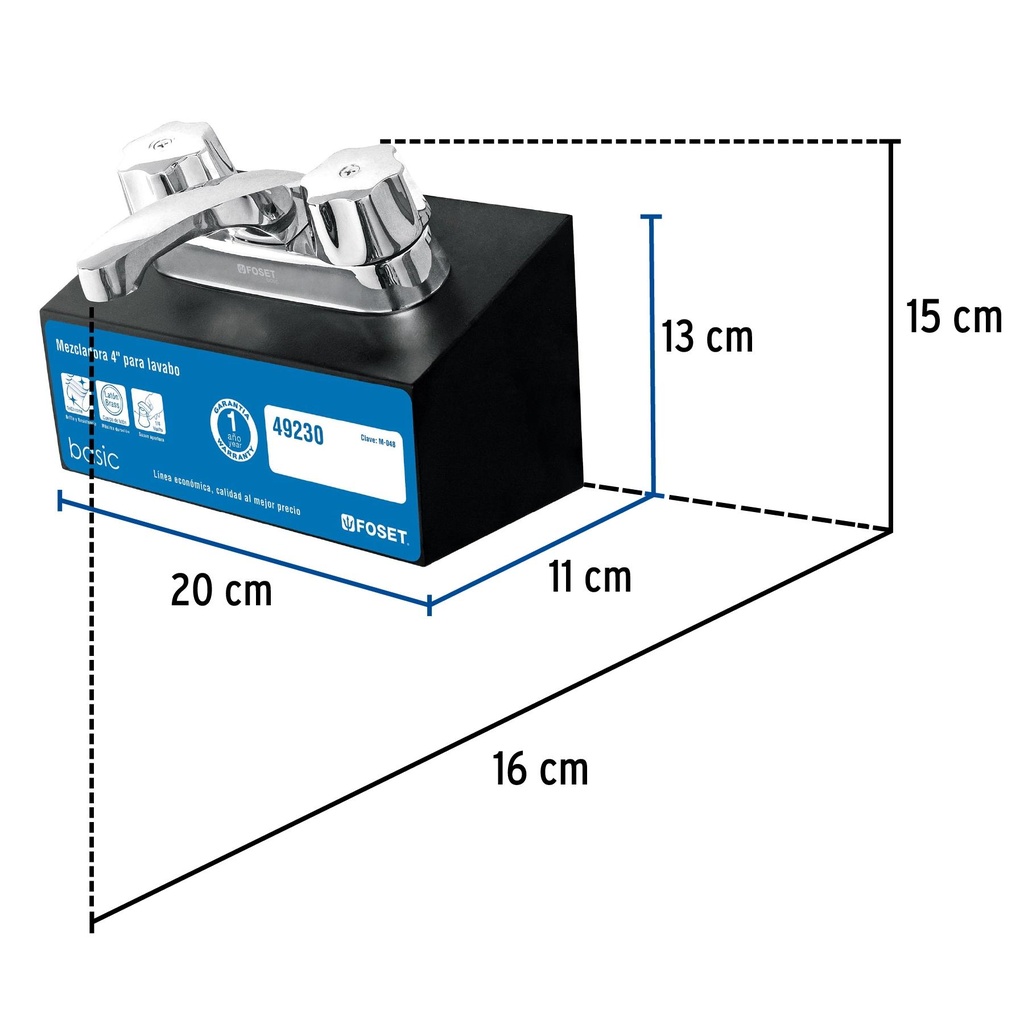 Exhibidor con mezcladora M-048, Foset