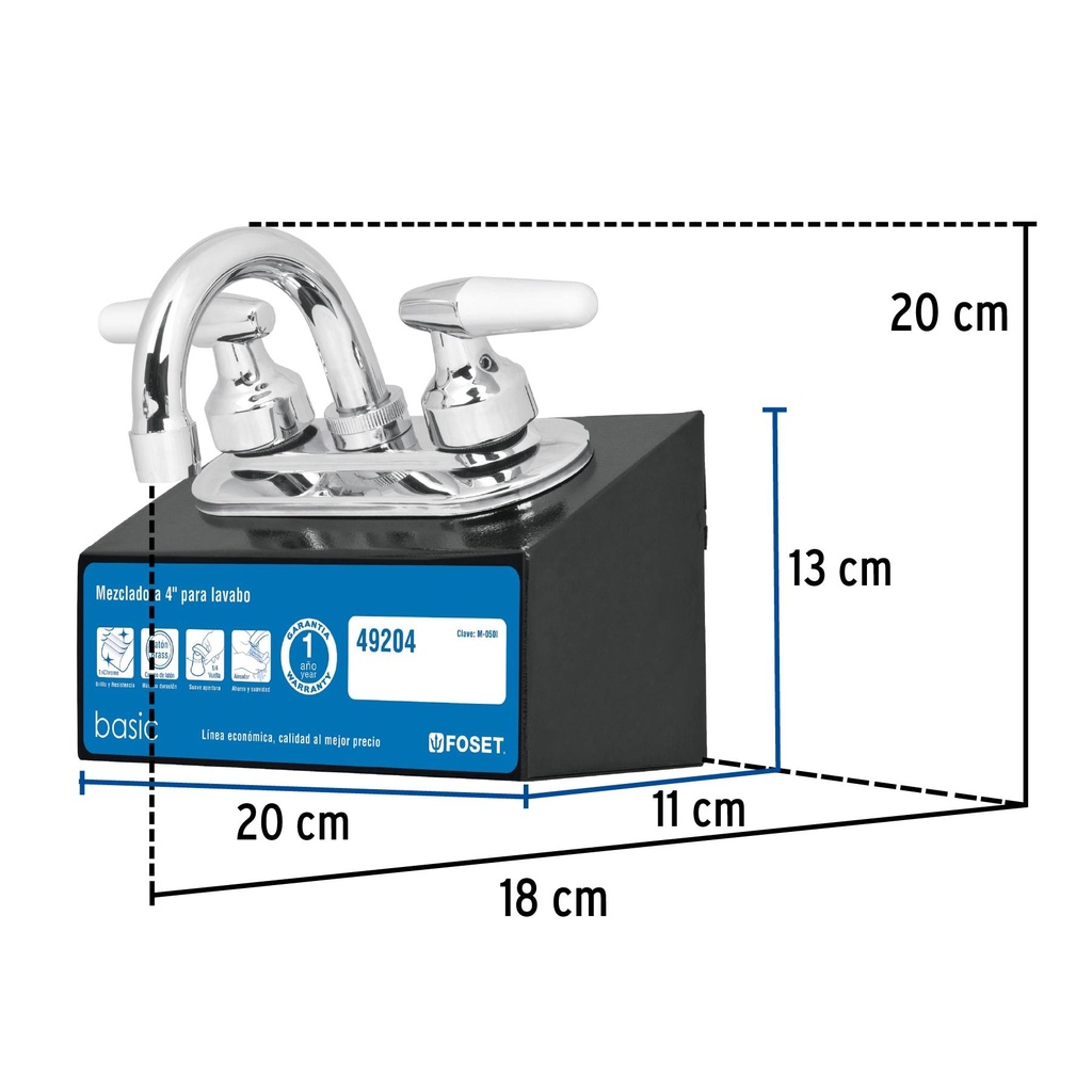 Exhibidor con mezcladora M-050I, Foset