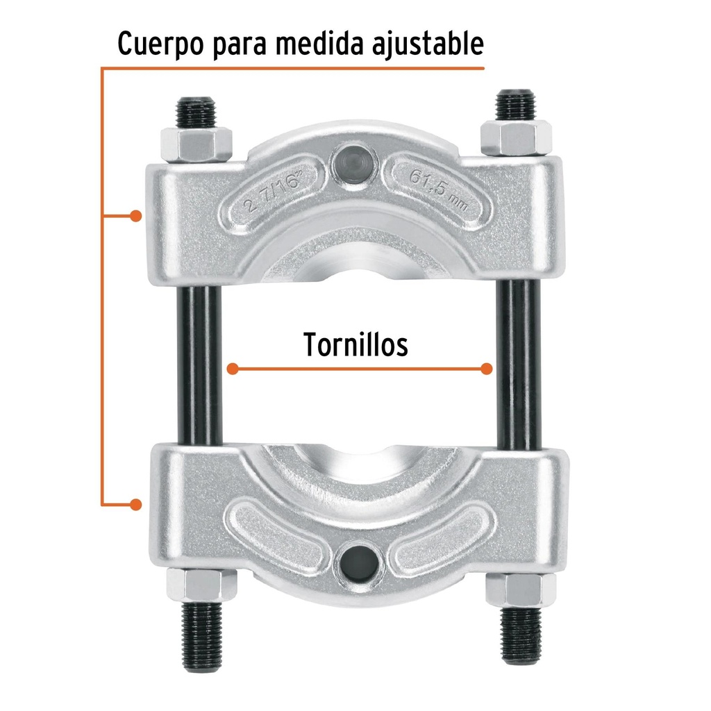 Extractor de baleros de 25 a 62 mm, Truper