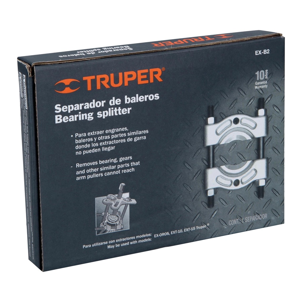 Extractor de baleros de 25 a 62 mm, Truper