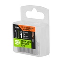 Estuche con 5 puntas torx T20 con seguro largo 1', Expert