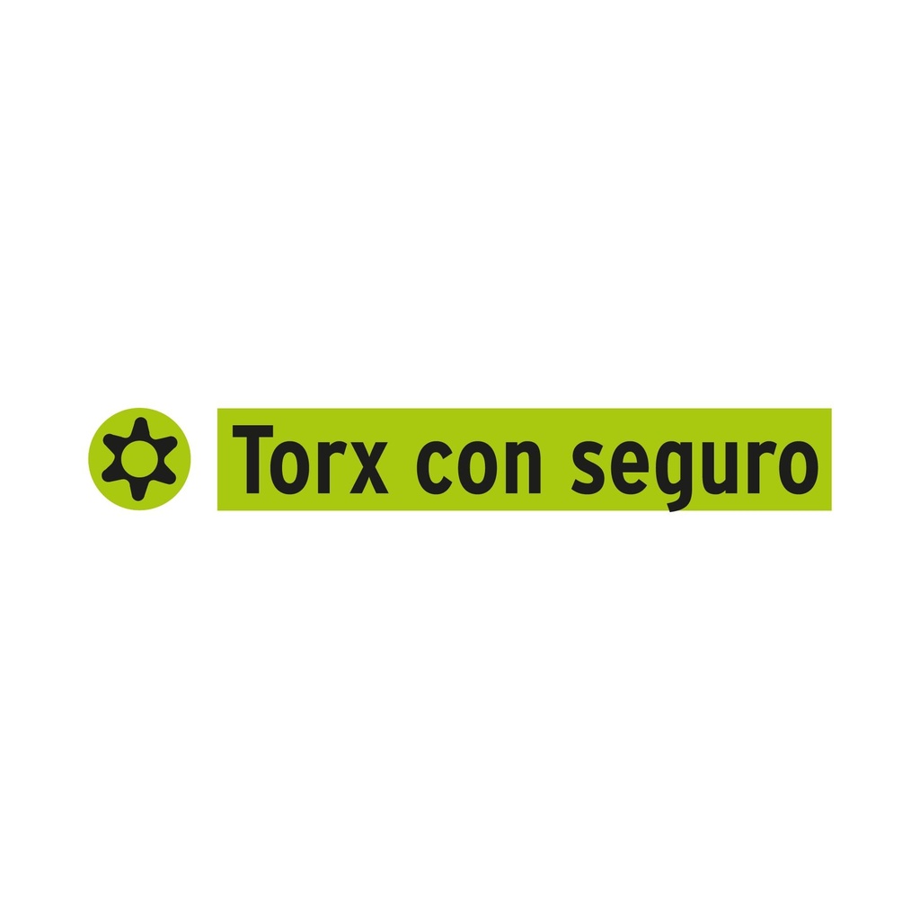 Estuche con 5 puntas torx T25 con seguro largo 2', Expert