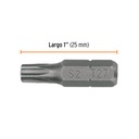 Estuche con 5 puntas torx T27 con seguro largo 1', Expert