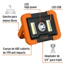 Lámpara LED 1600 lm de trabajo, recargable, Truper