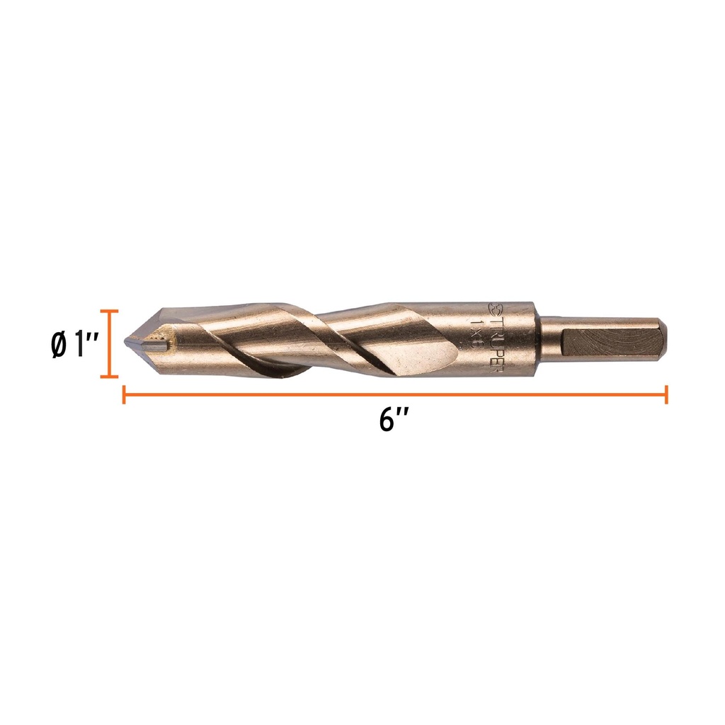 Broca para concreto de 1 x 6', Truper