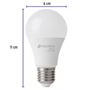 Lámpara LED A19 10 W (equiv. 75 W), luz de día, caja, Basic