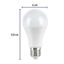 Lámpara LED A19 12 W (equiv. 75 W), luz de día, blíster