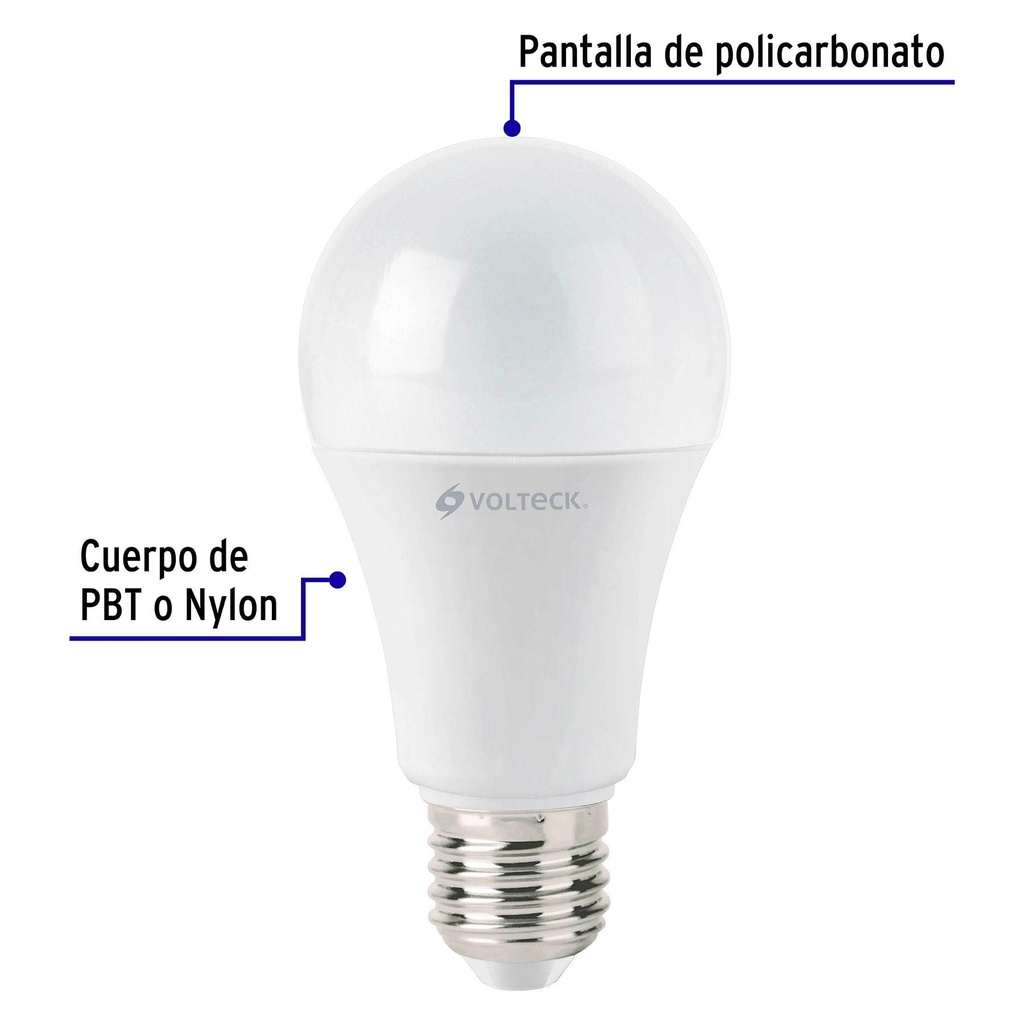 Lámpara LED A19 14 W (equiv. 100 W), luz cálida, caja