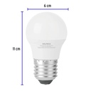 Lámpara LED A19 3 W (equiv. 25 W), luz cálida, blíster