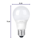 Lámpara LED A19 3 W (equiv. 25 W), luz de día, blíster