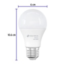 Lámpara LED A19 8 W (equiv. 60 W), luz cálida, caja, Basic