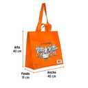 Bolsa ecológica naranja de 40 x 40 cm, Truper