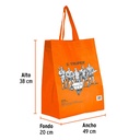 Bolsa ecológica naranja de 38 x 49 cm, Truper