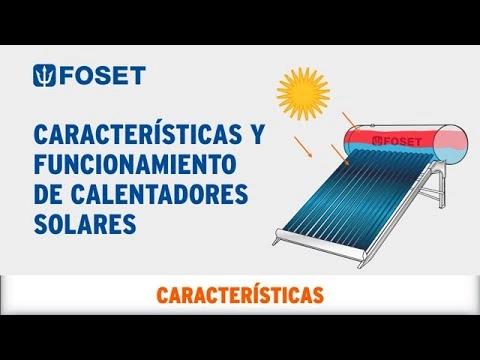 Calentador solar de agua de 15 tubos 180 L, 5 personas