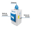 Calentador electrónico de paso 6 L 1 servicio gas natural