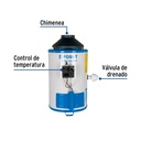 Calentador de paso 6L 1 servicio gas nat. piezo eléct., Fose