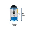 Calentador de paso 6L 1 servicio gas nat. piezo eléct., Fose