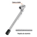 Calibrador de presión 160 psi cabeza doble, Truper